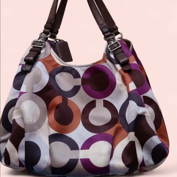Authentic multicolored Coach bag - Picture 3 of 7